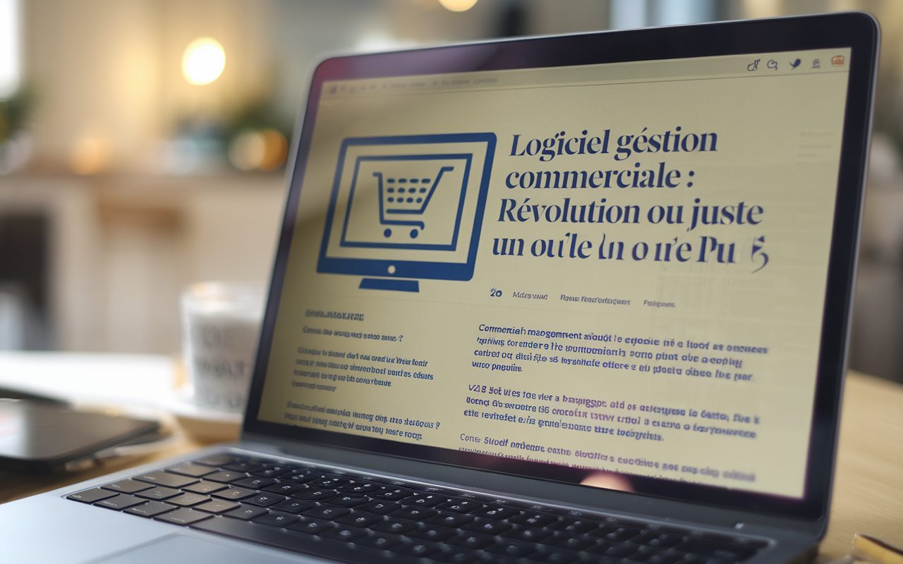 Logiciel gestion commerciale : révolution ou juste un outil de plus ?