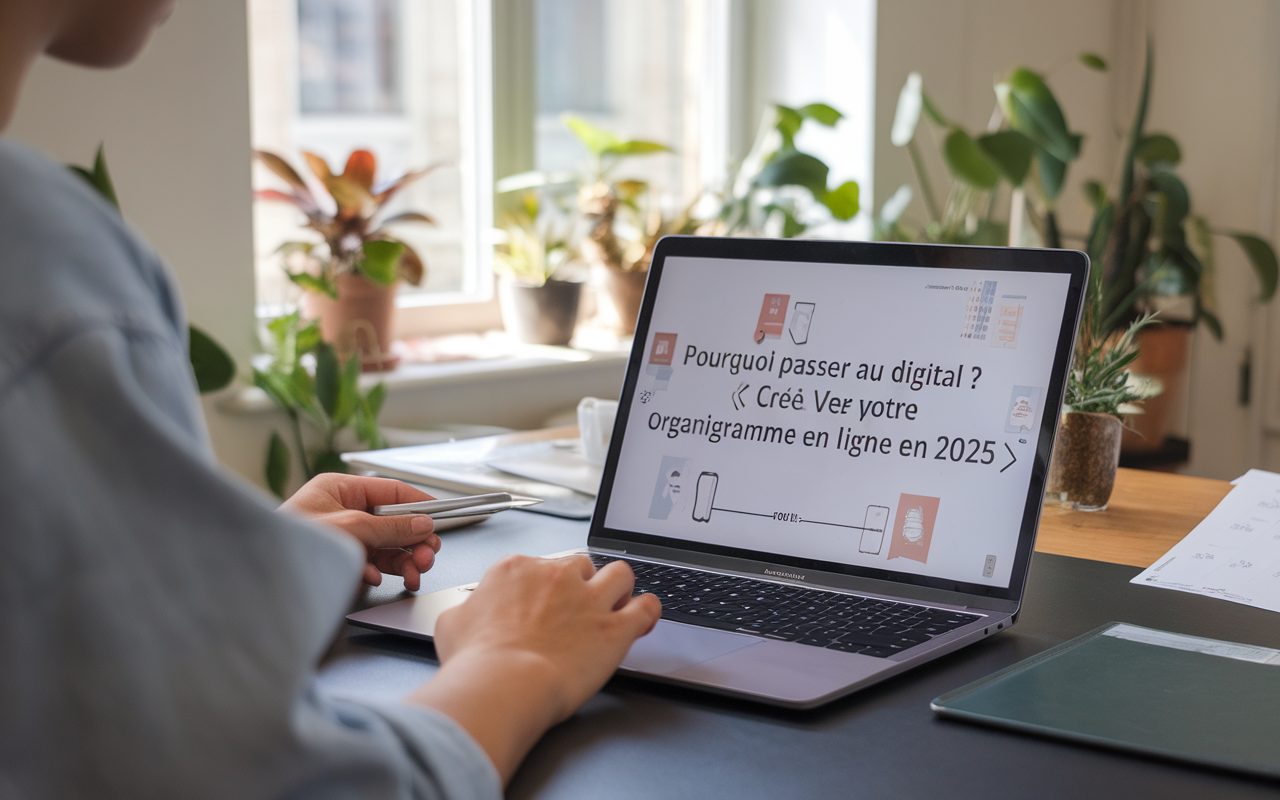 Pourquoi passer au digital ? créer votre organigramme en ligne en 2025⃣