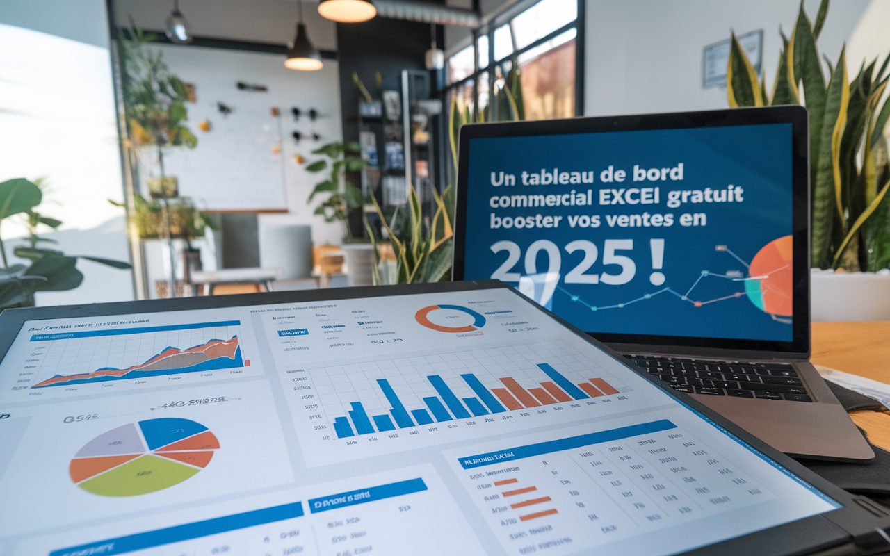 Un tableau de bord commercial Excel gratuit pour booster vos ventes en 2025 !