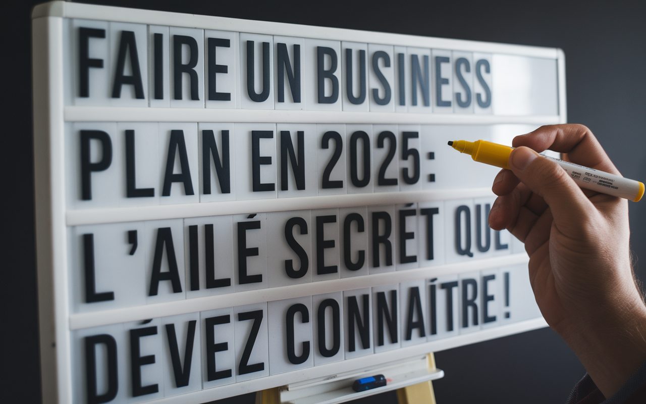 Faire un business plan en 2025 : l’allié secret que vous devez connaître !